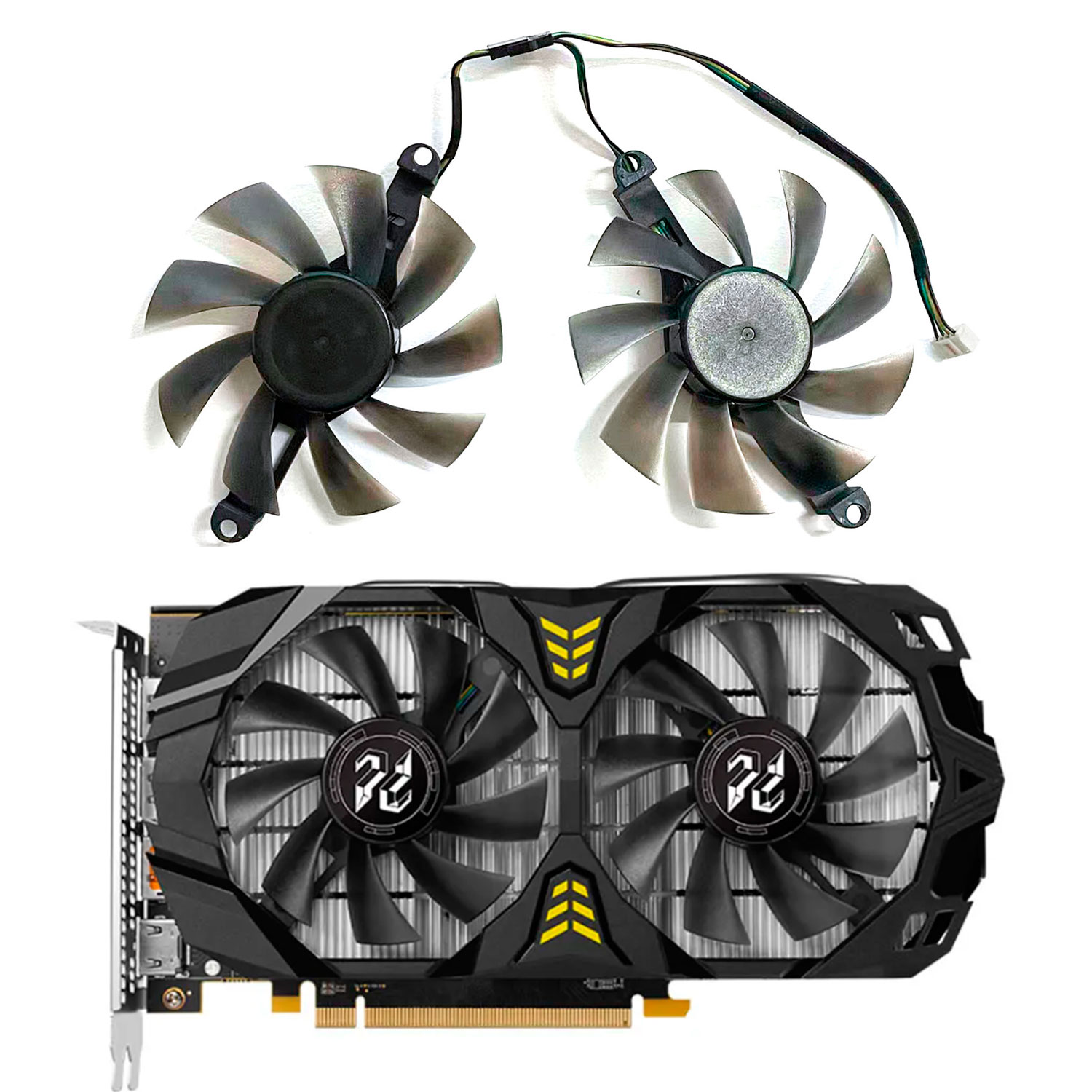 Rx 580 8Gb 2048Sp Gpu - Nuevo ventilador para GPU, 4 pines,